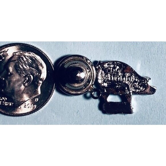 MCP-Male Chauvinist PIG ,whining Women's Protest Pin,Silver-Tone Pin Gift - Picture 3 of 3